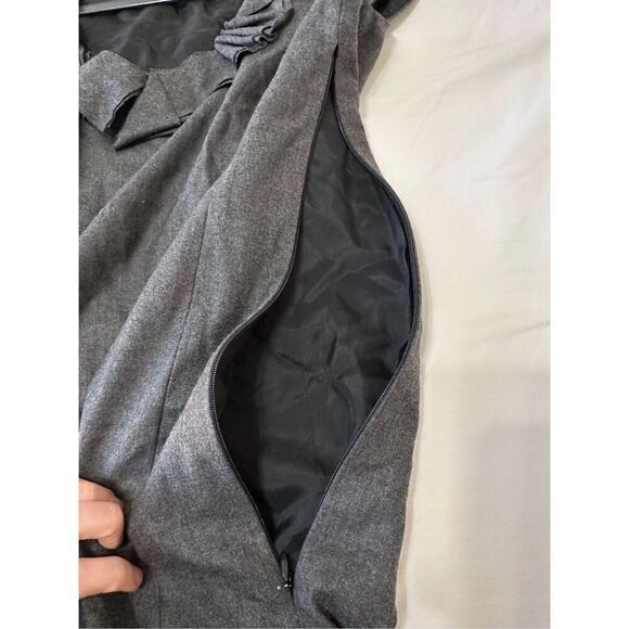 J.Crew Ribbon Ravine Wool Dress wool Size 10 - Picture 5 of 8